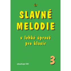 Slavné melodie 3 v lehké úpravě pro klavír + CD 1481072