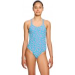 Modibodi dívčí menstruační plavky Splice One Piece Super Wavy Blue jednodílné – Zboží Dáma