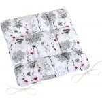 Bellatex DITA prošívaný Větvičky šedá, 40 x 40 cm – Zboží Dáma