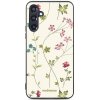 Pouzdro a kryt na mobilní telefon Samsung Mobiwear Glossy Samsung Galaxy A16 / A16 5GG035G Tenké rostlinky s květy