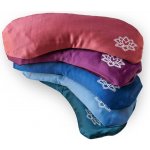 Bodhi Yoga Bodhi meditační polštář na oči OM s organickou levandulí 23 cm Baklažánová – Zboží Dáma
