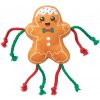 Hračka pro kočku FuzzYard Plyšová vánoční Fred The Gingerbread s catnipem 10 cm