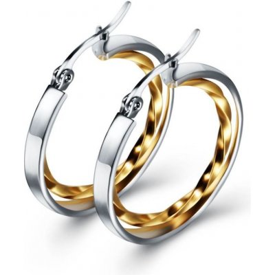 Impress Jewelry ocelové náušnice kruhy Jiskra Combo 200707173545 – Zboží Mobilmania
