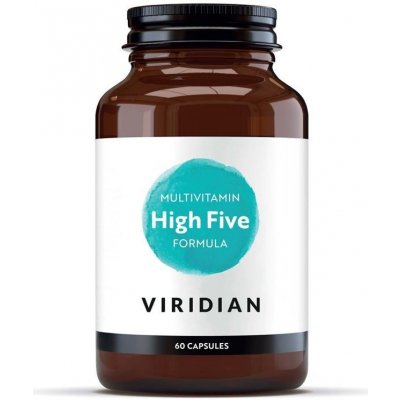 Viridian Nutrition High Five Multivitamin & Mineral Formula 60kapslí (Multivitamín na stres a pro celkovou odolnost) Varianta: High Five Multivitamin and Mineral Formula 60kapslí (Multivitamín na stre