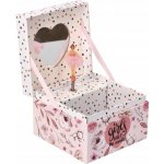 Hrací skříňka/šperkovnice Dívčí sny Nef krémová/růžová – Zboží Mobilmania