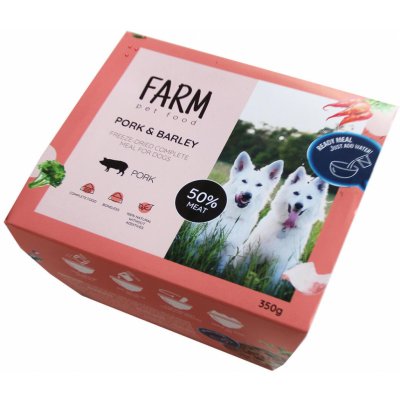 Farm Pet Food Farm VEPŘOVÉ A JEČMEN 350 g – Zbozi.Blesk.cz