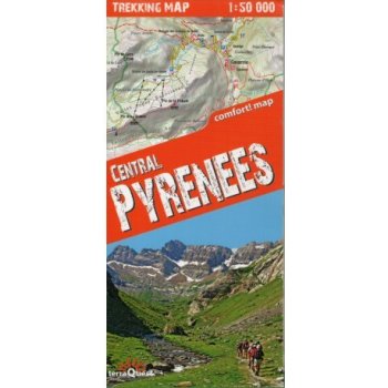 mapa Central Pyrenees 1:50 t. laminovaná