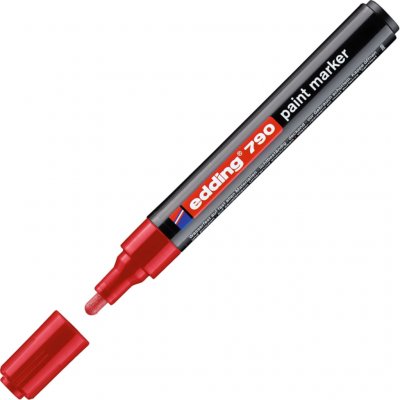 Edding 790 ČERVENÝ – Zboží Živě