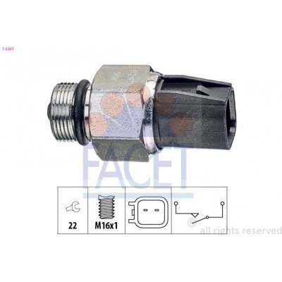Spínač, světlo zpátečky FACET 7.6267 | Zboží Auto