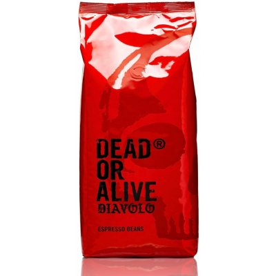 Dead or Alive Coffee Diavolo espresso 100% Robusta Extra Dark Roast zrnková 1 kg – Hledejceny.cz