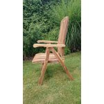 Nábytek Texim America I. teaková polohovací židle – Sleviste.cz