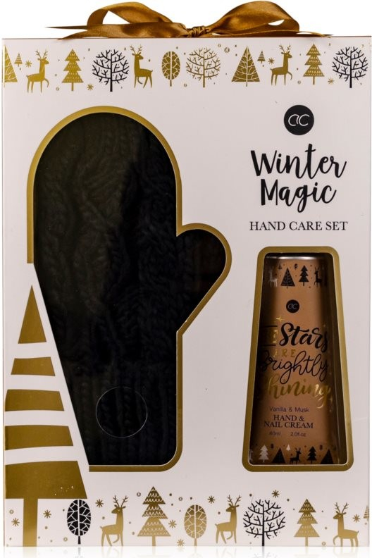 Accentra Winter Magic krém na ruce a nehty 60 ml + rukavice dárková sada