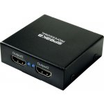 SpeaKa Professional SP-HDS-220 1 + 2 porty HDMI rozbočovač UHD 3840 x 2160 Pixel černá – Zboží Živě