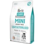 Brit Care Mini Grain-free Light & Sterilised Rabbit & Salmon 2 kg – Sleviste.cz