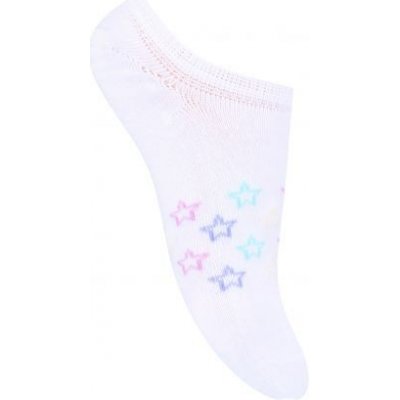 Bamboo dětské ponožky Stars bílá