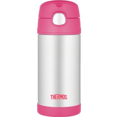 Thermos FUNtainer dětská termoska 355 ml stříbrná / růžová – Hledejceny.cz
