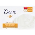 Dove Cream Argan oil tuhé mýdlo 100 g – Zboží Dáma