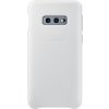 Pouzdro a kryt na mobilní telefon Samsung Samsung Leather Cover Galaxy S10e White EF-VG970LWEGWW