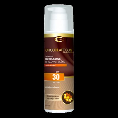 Topvet Chocolate Sun opalovací mléko SPF30 200 ml – Sleviste.cz