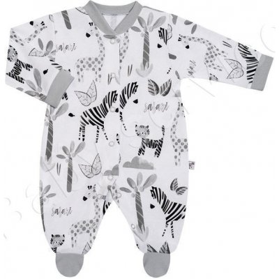 Baby Service Overálek pro miminka Safari šedá Česká výroba – Sleviste.cz