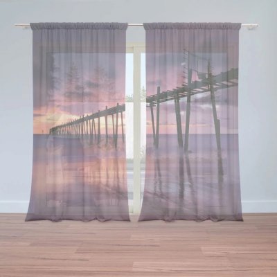 Záclony Oceán: 2 ks - 150x250 cm - Sablio – Hledejceny.cz
