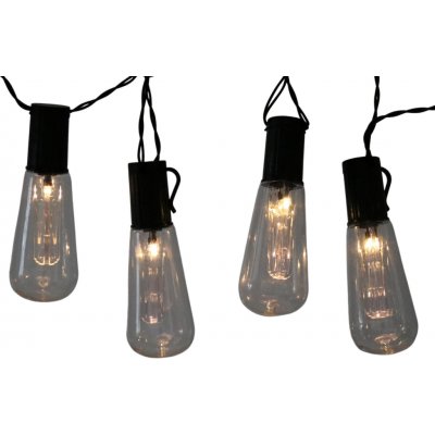 Polux LED Dekorační řetěz EDISON 2,65 m 10xLED 2xAA SA1454 – Zboží Dáma