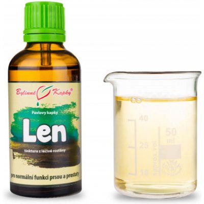Bylinné kapky Len tinktura 50 ml – Hledejceny.cz