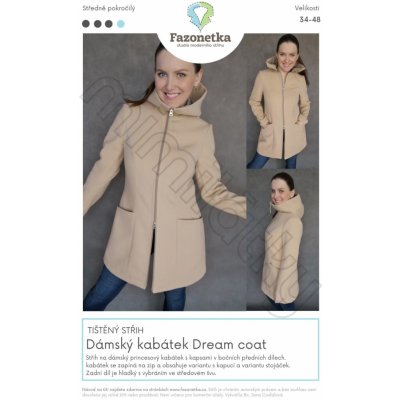 Tištěný střih Dámský kabátek Dream Coat | 34 - 48 – Sleviste.cz