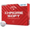 Golfový míček Callaway Chrome Soft 24 Triple Track 360° bílé 12 ks