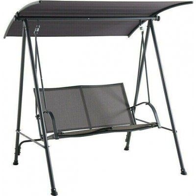 Sunfun Zahradní houpačka černá 164 x 196 x 132,5 cm – Zboží Mobilmania