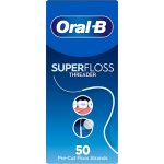 Oral-B Super Floss ortodontická rozpínající se předstřižených úseků 50 ks – Sleviste.cz