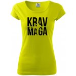 Nápis Krav Maga Dámské triko Pure Limetková – Hledejceny.cz