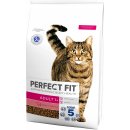 Krmivo pro kočky Perfect Fit Active 1+ s hovězím 7 kg