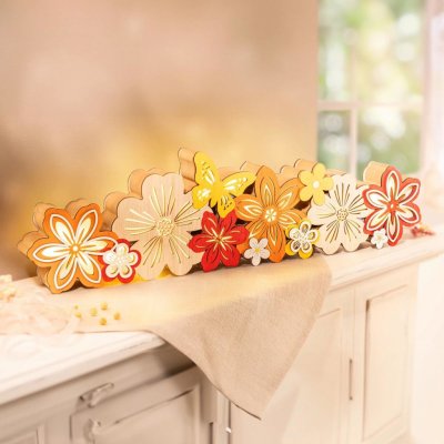 Weltbild LED dřevěná dekorace Fiore – Zbozi.Blesk.cz