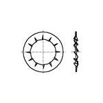 BOSSARD Podložka s vnitřním zoubkováním M3,5 D=7mm h=0,5mm DIN 6798J – Hledejceny.cz