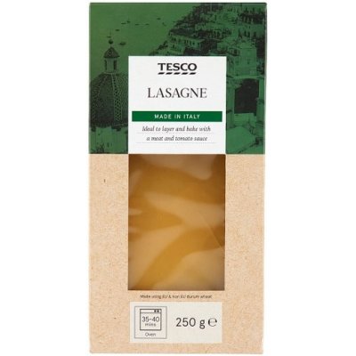 Tesco Italian lasagne bezvaječné těstoviny 250 g – Zboží Mobilmania