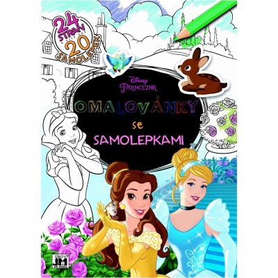 Omalovánky se samolepkami Princess – Zboží Dáma