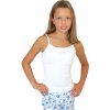 Dětské spodní prádlo Evona Dívčí elastická košilka 7004 bílá