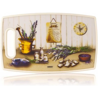 BANQUET Krájecí prkénko plastové 36x22 LAVENDER – Hledejceny.cz