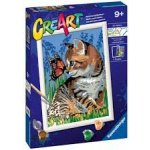 RAVENSBURGER CreArt Malování podle čísel Nejlepší přátelé 18 x 24 cm – Zboží Dáma