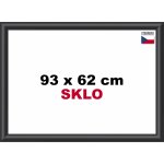 BFHM Plastový rám 93x62cm černý – Zboží Dáma