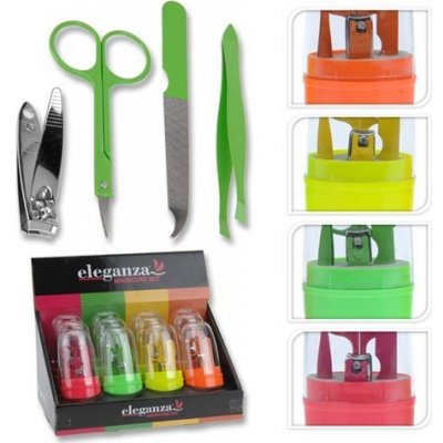 Eleganza manikúrní set čtyřdílný – Zbozi.Blesk.cz