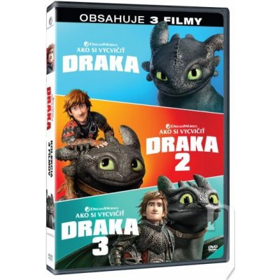 Ako si vycvičiť draka kolekcia 1.-3. 3DVD – Zboží Mobilmania