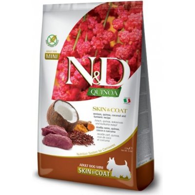 N&D Quinoa Dog Adult Mini Skin & Coat Venison 0,8 kg