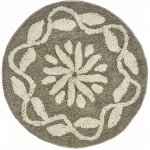 Madam Stoltz Round Greige Off white šedá průměr 60 cm – Hledejceny.cz
