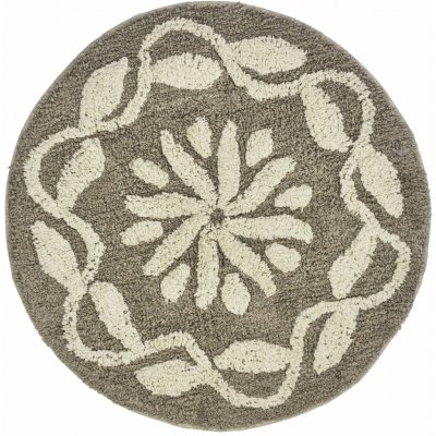 Madam Stoltz Round Greige Off white šedá průměr 60 cm – Hledejceny.cz