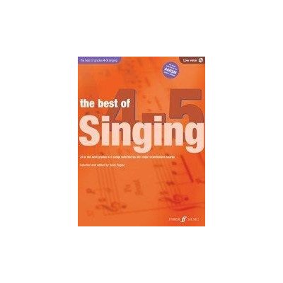 The Best Of Singing Grades 4-5 Low Voice noty na zpěv nízký hlas + audio – Zboží Mobilmania