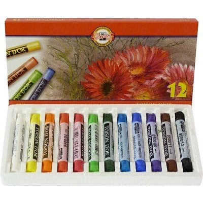 Koh-i-noor Kulaté suché prašné křídy 8512 12 kusů – Zboží Mobilmania