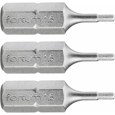 FORTUM hrot imbus sada 3ks, H 1,5x25mm, S2