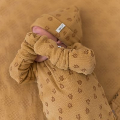 Lodger Mittens Print Rib Honey – Zboží Dáma